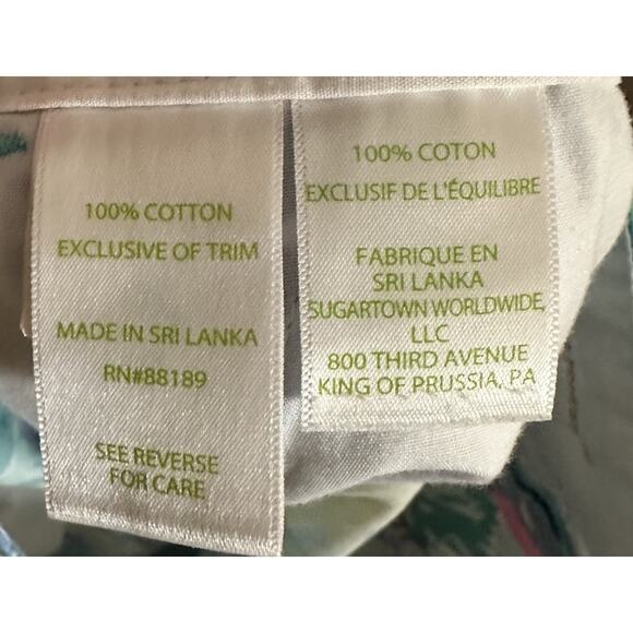 Lilly Pulitzer The Jayne Shorts Size 12 100% Cotton - Picture 4 of 7